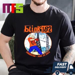 Blink-182 Edmonton Alberta Canada Rogers Place June 29 2023 Bunny Electronic Essential T-Shirt