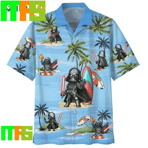 Blue Darth Vader Lightsaber Star Wars Trendy Gifts For Fans Perfect Gifts For Your Loved Ones Hawaiian Shirt Gifts For Men And Women Hawaiian Shirt