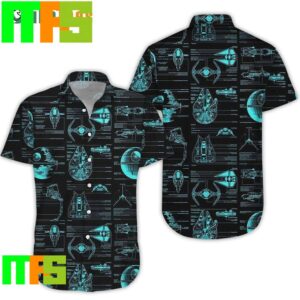 Blueprint Drawings Of Spaceships Star Wars Perfect Gifts For Your Loved Ones Hawaiian Shirt Gifts For Men And Women Hawaiian Shirt