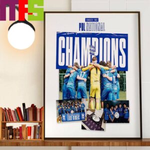 Blues Are U18 Professional Development League National Champions Wall Art Decor Poster Canvas