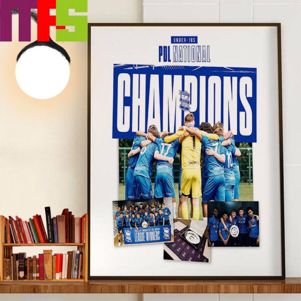 Blues Are U18 Professional Development League National Champions Wall Art Decor Poster Canvas