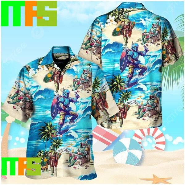 Boba Fett Star Wars Surfing Summer Beach Hawaiian Shirt Gifts For Men And Women Hawaiian Shirt