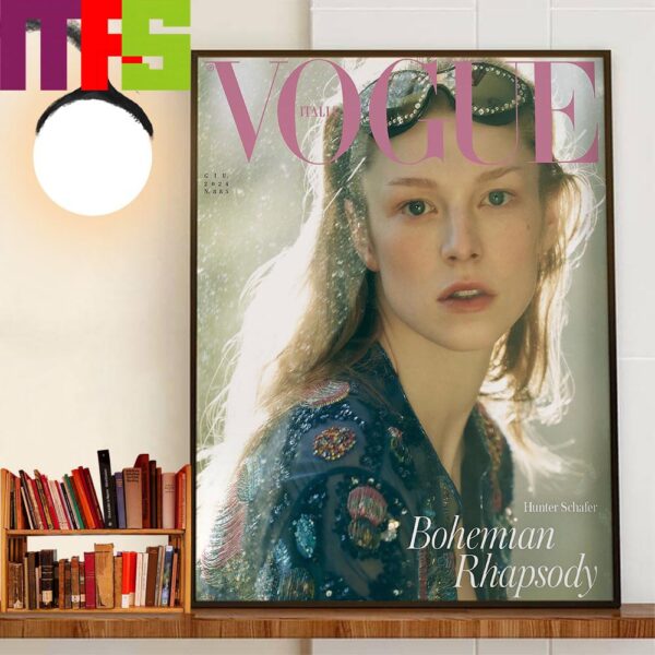 Bohemian Rhapsody Hunter Schafer On Cover Of Vogue Italia For The Latest Issue Home Decorations Wall Art Poster Canvas