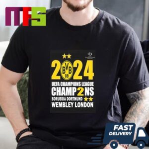 Borussia Dortmund Winner 2nd In History Champion League London 2024 Essential T-Shirt