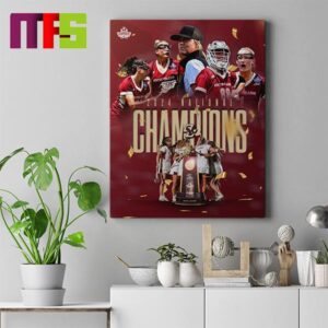 Boston College Womens Lacrosse The 2024 Division I National Championship Defeat The Reigning Champions Home Decor Poster Canvas