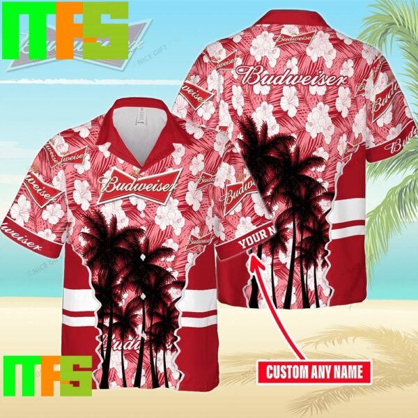 Budweiser Beer Customized Name Hawaiian Shirt Gifts For Men And Women Hawaiian Shirt