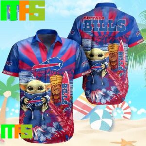 Buffalo Bills Baby Yoda Star Wars Beach Gift For Friend Hawaiian Shirt Gifts For Men And Women Hawaiian Shirt