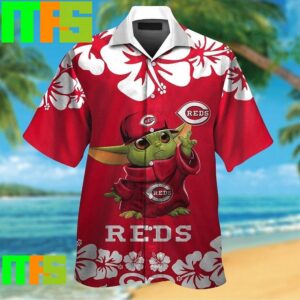 Cincinnati Reds Baby Yoda Tropical Hawaiian Shirt Gifts For Men And Women Hawaiian Shirt