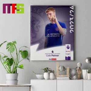 Cole Palmer Wins Castrol Game Changer Of The Season Premier League 2023-2024 Home Decor Poster Canvas