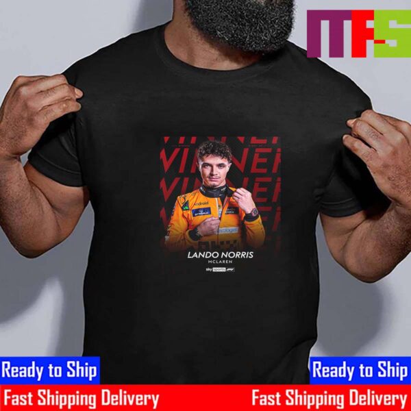 Congrats Lando Norris Takes First-Ever F1 Race Win In Miami GP Essential T-Shirt