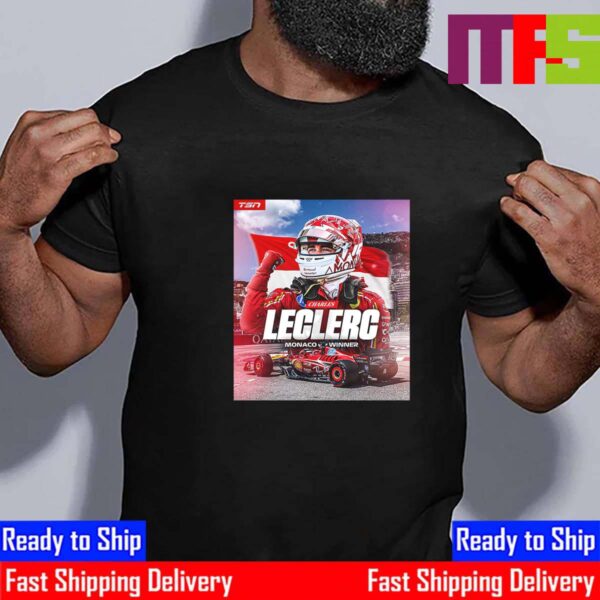 Congrats Scuderia Ferrari Driver Charles Leclerc Is The Monaco GP F1 Race Week Winner Essential T-Shirt