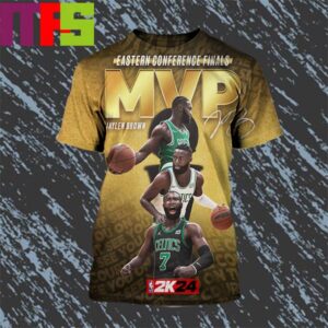 Congrats To Jaylen Brown Boston Celtics MVP Eastern Conference Finals 2024 All Over Print Shirt