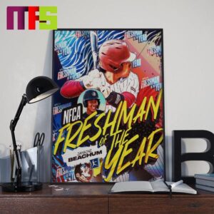 Congrats To Jaysoni Beachum Florida State Softball The 2024 NFCA Freshman Of The Year Home Decor Poster Canvas