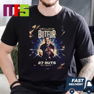 Congrats To Kylian Mbappe Best Scorer In Ligue 1 Essential T-Shirt Congrats To Kylian Mbappe Best Scorer In Ligue 1 Essential T-Shirt