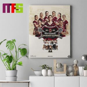 Congratulations Boston College Womens Lacrosse Champion 2024 NCAA Home Decor Poster Canvas