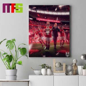 Congratulations Manchester United Win The FA Cup 2024 Home Decor Poster Canvas