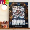 Congratulations To Boston College Eagles Are 2024 NCAA Division I Womens Lacrosse National Champions Wall Art Decor Poster Canvas