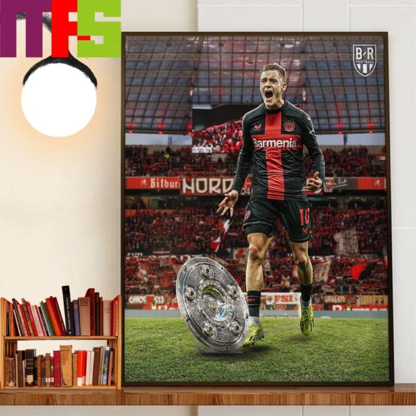 Congratulations To Bayer Leverkusen Player Florian Wirtz Is The 2023-2024 Bundesliga Player Of The Season Home Decorations Poster Canvas
