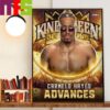 Congratulations To Tama Tonga Advances WWE King And Queen Of The Ring Tournament Home Decoration Poster Canvas