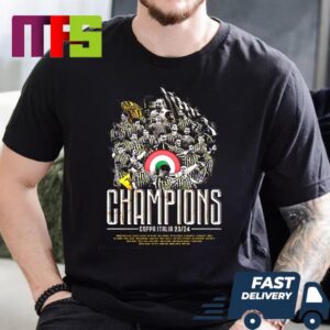 Congratulations To Juventus Champions Coppa Italia 2023-2024 Season For 15th in History UnIsex T-Shirt