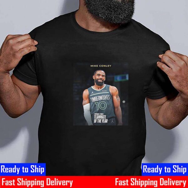 Congratulations To Mike Conley Is The 2023-24 Twyman-Stokes Teammate Of The Year Award Winner Essential T-Shirt