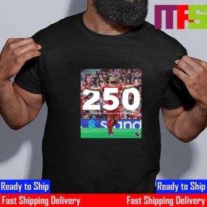 Congratulations To Mohamed Salah 250 Premier League Appearances For Liverpool FC Essential T-Shirt