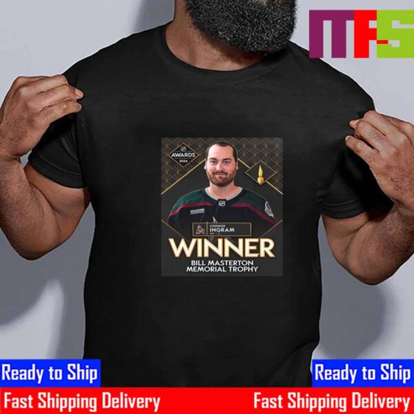 Connor Ingram Is The Winner Of The Bill Masterton Memorial Trophy In NHL Awards 2024 Essential T-Shirt