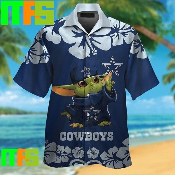 Dallas Cowboys Baby Yoda Tropical Hawaiian Shirt Gifts For Men And Women Hawaiian Shirt