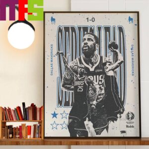 Dallas Mavericks Lead 1-0 Minnesota Timberwolves Western Conference Finals 2024 NBA Playoffs Home Decorations Wall Art Poster Canvas