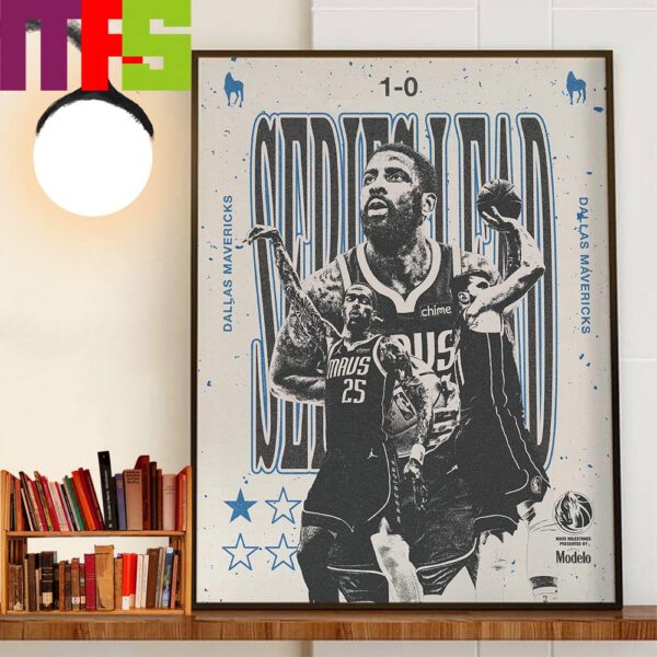 Dallas Mavericks Lead 1-0 Minnesota Timberwolves Western Conference Finals 2024 NBA Playoffs Home Decorations Wall Art Poster Canvas