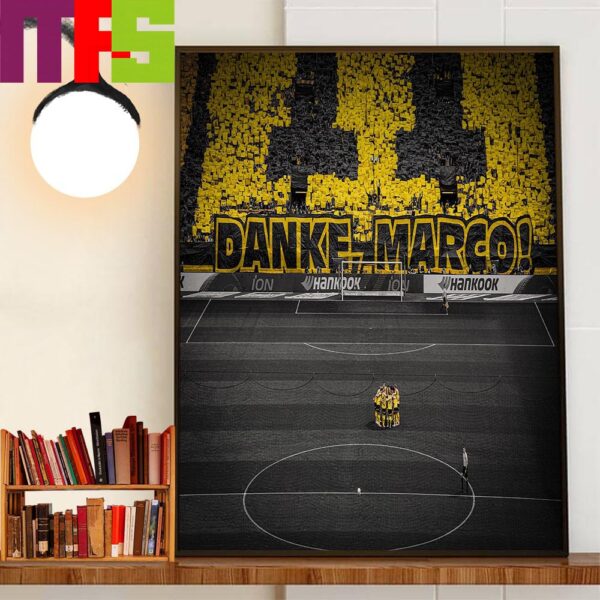 Danke Marco Reus Legend Of Borussia Dortmund Home Decorations Poster Canvas