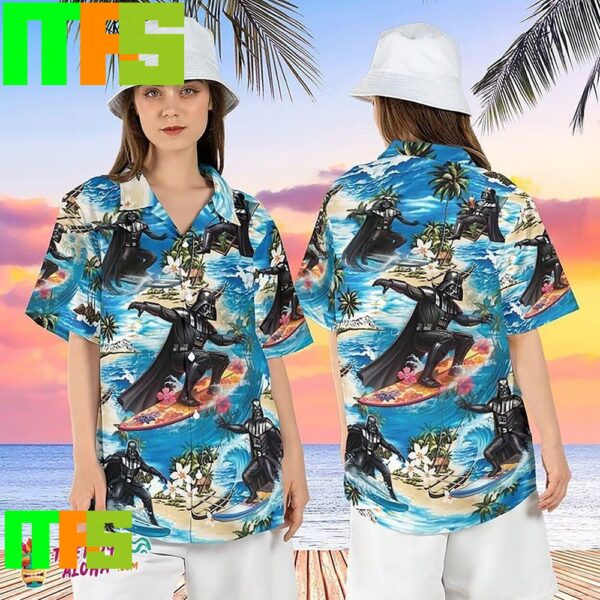 Darth Vader Surfing Palm Tree Aloha Summer Beach Hawaiian Shirt Gifts For Men And Women Hawaiian Shirt