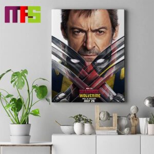 Deadpool And Wolverine 2024 Marvel Studios Official Poster Home Decor Poster Canvas