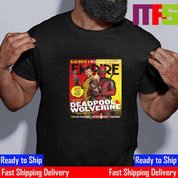 Deadpool And Wolverine Poster On Empire Magazine Cover Essential T-Shirt