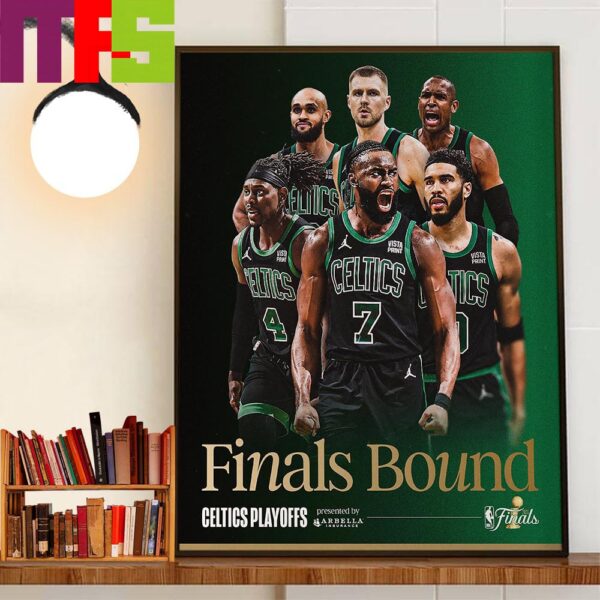 Different Here Boston Celtics 4 Wins From Glory Celtics Advance 2024 NBA Finals Bound Wall Art Decor Poster Canvas