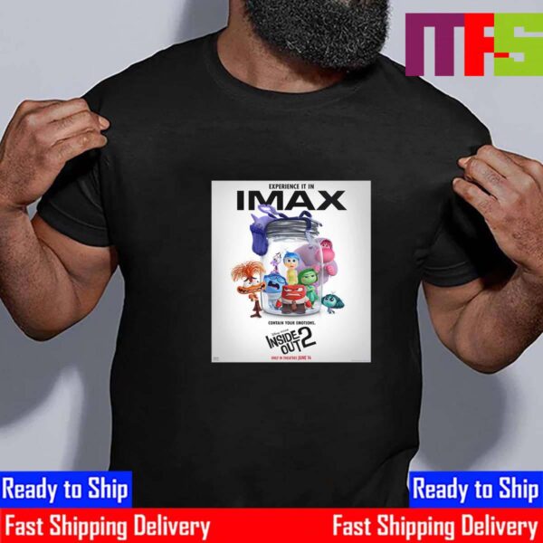 Disney x Pixar Contain Your Emotions Inside Out 2 IMAX Poster Movie Essential T-Shirt