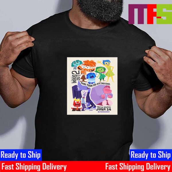 Disney x Pixar Make Room For New Emotions Inside Out 2 Fandango Poster Movie Essential T-Shirt