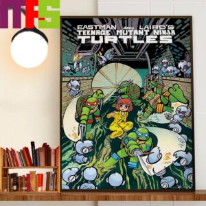 Eastman And Laird’s Teenage Mutant Ninja Turtles Comic Book Bryan Lee O’malley Cover Color Mask Home Decor Poster Canvas