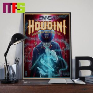 Eminem Release New Single Houdini May 31st 2024 Home Decor Poster Canvas Eminem Release New Single Houdini May 31st 2024 Home Decor Poster Canvas
