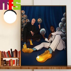 Erling Haaland And Bunny Shaw Are The 2023-2024 Premier League Golden Boot Winners Home Decorations Wall Art Poster Canvas