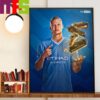 Erling Haaland And Manchester City Are The 2023-2024 Premier League Champions Of England Home Decorations Poster Canvas