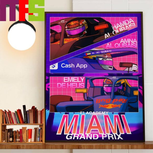 F1 Academy at 2024 Miami GP Wall Decor Poster Canvas