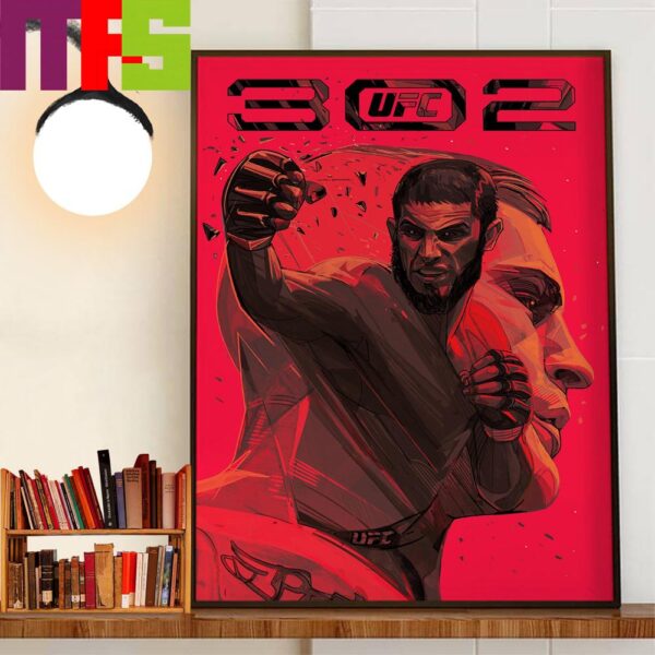 Fight Week In Newark Is Underway The UFC 302 Artist Series Wall Art Decor Poster Canvas