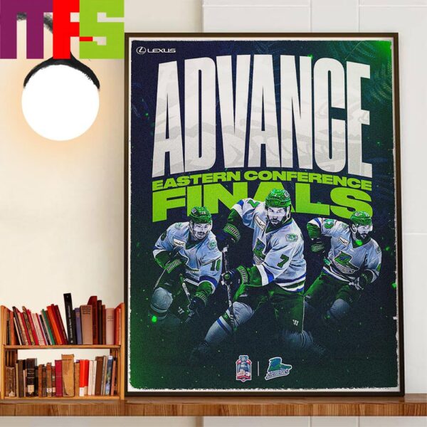 Florida Everblades Advance Eastern Conference Finals 2024 Kelly Cup Playoffs Home Decoration Poster Canvas