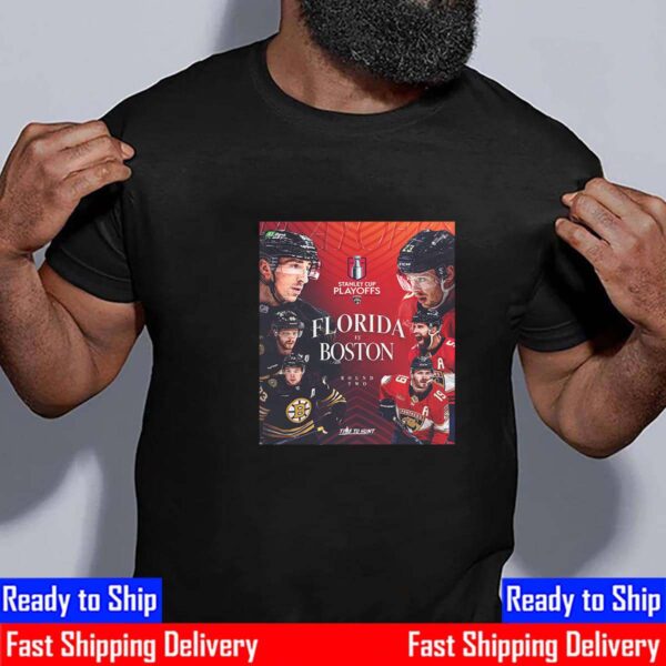 Florida Panthers Vs Boston Bruins For Round 2 Stanley Cup Playoffs 2024 Essential T-Shirt