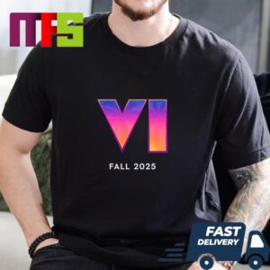 Grand Theft Auto VI FALL 2025 Official Logo Unisex T-Shirt
