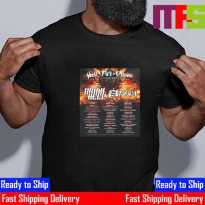 Hell Fire And Chaos The Best Of British Rock And Metal Uriah Heep And Saxon Poster Essential T-Shirt