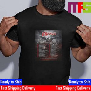 Hell Fire And Damnation Metal Masters 2024 Saxon Poster Essential T-Shirt