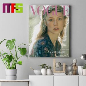 Hunter Schafer On Cover Vogue Magazine Italia The Latest Issue Home Decor Poster Canvas