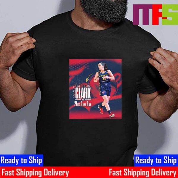 Indiana Fever Caitlin Clark 2024 WNBA Preseason Debut Essential T-Shirt